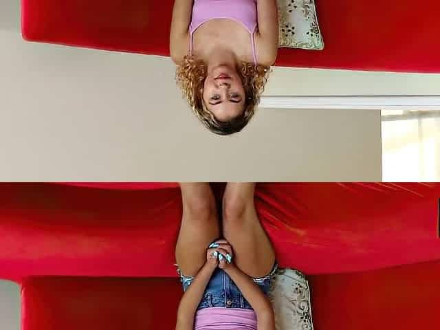 nineteen-Years-Old Golden-haired Allie Addison Foot Jobs Him! Hawt Feet Playgirl!
