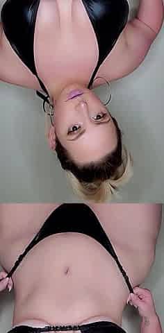 Busty brunette anal solo masturbation