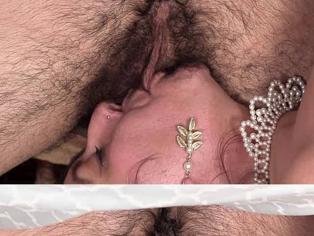 4K Hairy Lesbian Pussy Licking Orgy