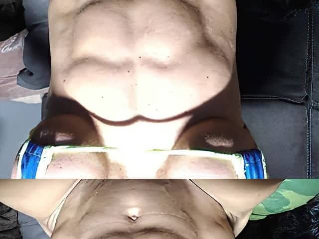FBB web camera flexing giant female bodybuilder muscle clitoris