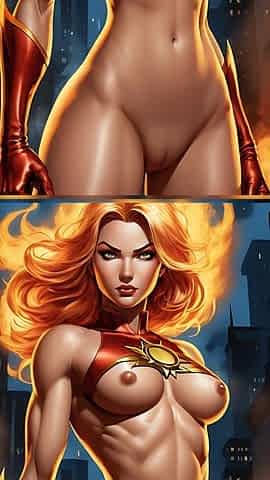 Nude Blaze Vanguard Courage Aura