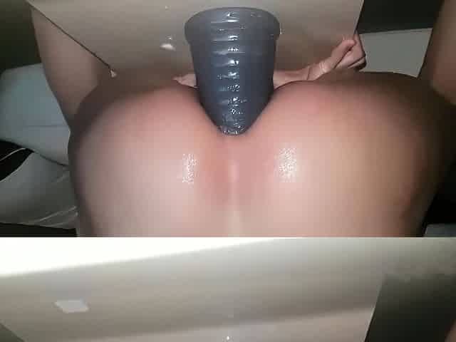Stacked brunette goes solo toys and masturbation