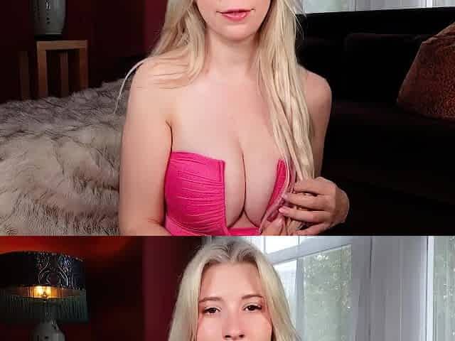 Busty blonde babe stuffed by big cock