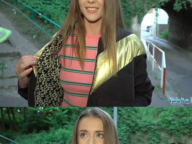 Public Agent Sybil Kailena wonders into the path of a stranger for spontaneous banging