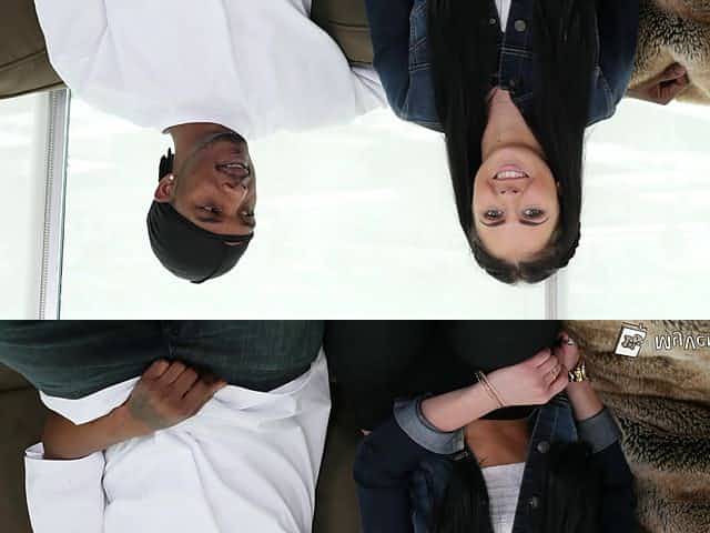 Adorable white girl gets her first black cock and loves it