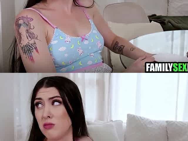 Teen Step Daughter Seducing Step Daddy Behind Step Mamma's Back