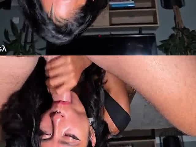 Coarse anal screw with tiny brunette hair Latin babe