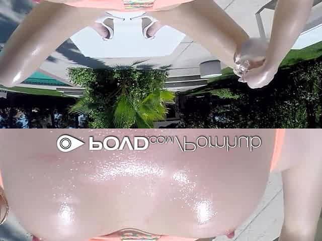 POVD - Cute Olivia Lee teases her dude with her sexy bikini body