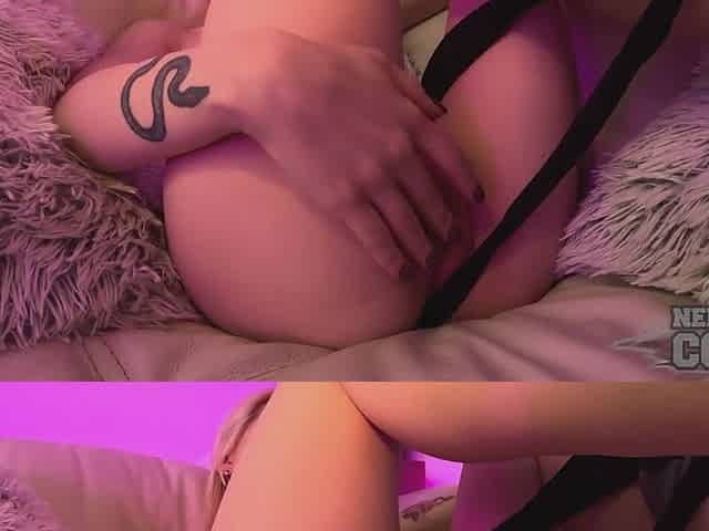 Really Hot And Fresh 18yo Blonde Spinner Alice First Time Video Finger Masturbating