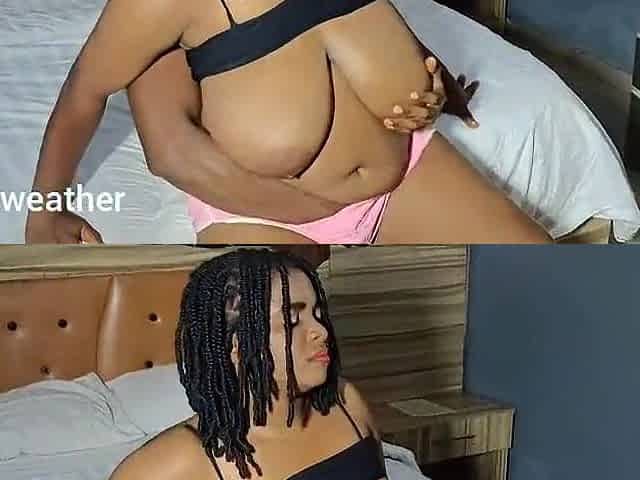 Black with a huge tit's screwed