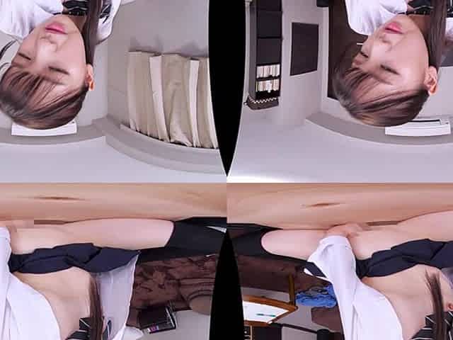Wonderful asian teen temptress horny VR video