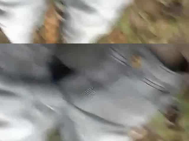 AFRO MALE NEARLY CAUGHT MASTURBATING IN THE WOODS