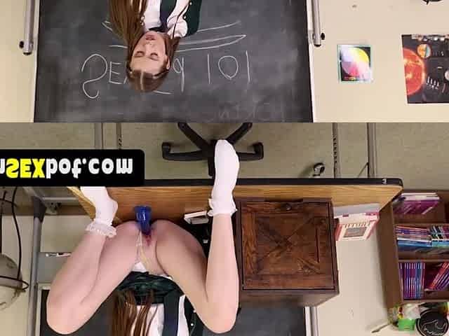 Cute teen takes her sex ed lessons seriously