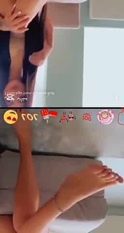 Smoking hot girlfriend in red lingerie gives POV blowjob (2K) - Brunette girl next door