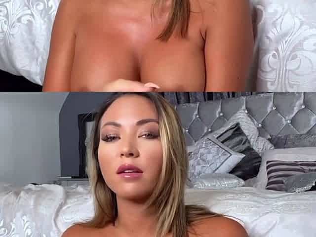 Big boobs milf masturbates with her dildo