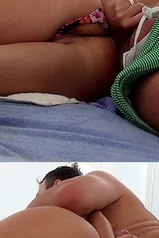 Hot Vacation Babes Wild Outdoor DP Fucking