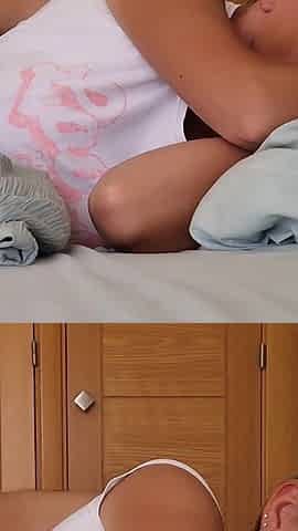 Morning Hard Dick and Clit Rubbing Wasn't Enough and Wife Needed More