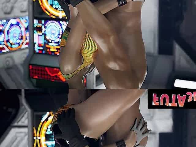 FUTANARI 3DX - Hawt Redhead Honey Screwed Hard in Space Ship