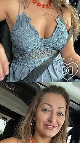 Dani Daniels Public Car Masturbation