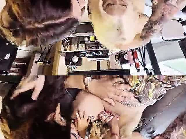 Sabrina Sabrok & Verito Aguas sucking penis and getting screwed