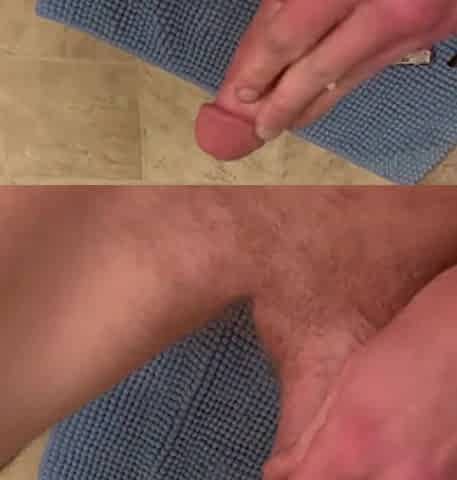 Kinky Whiteboy cums