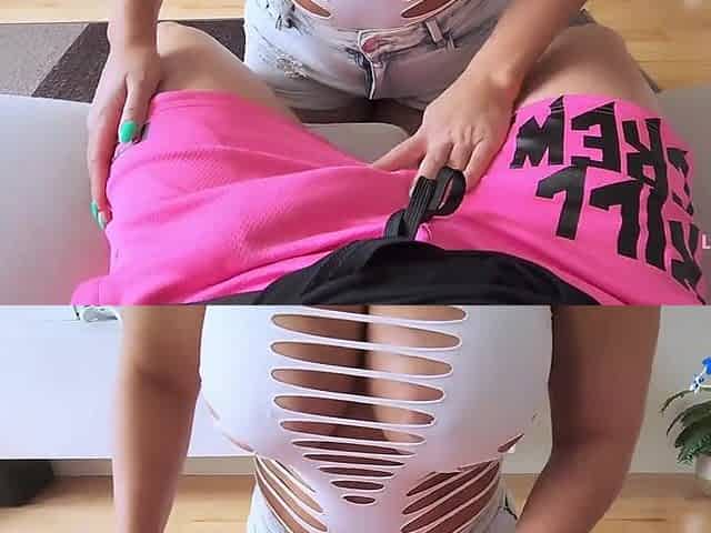 Latina Babe Rides My Big Sausage