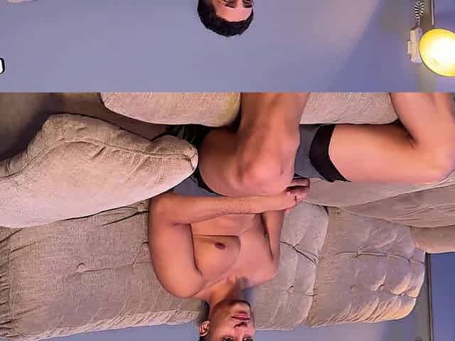 Breasty Colombian seduces her ally's spouse and they end up having trio sex