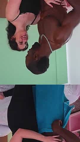 A BBC in Her Pussy Is Not Enough, This MILF Wants Her in the Ass. Emmita Smile, Hard Anal at Fakings Black Fix