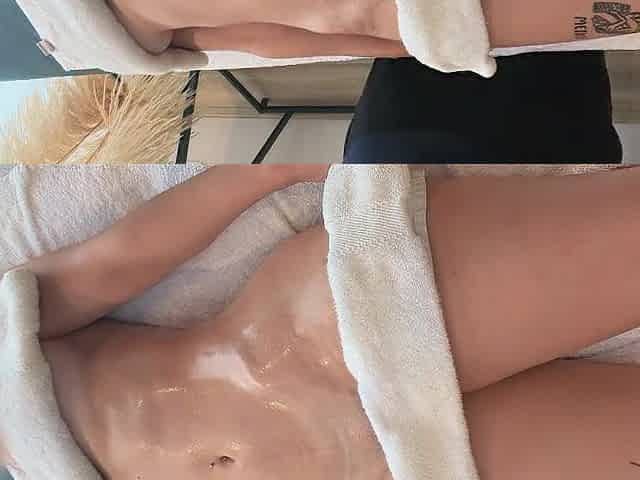 my married client asked me not to remove the towel 'cuz this babe's shy (MASSAGE)