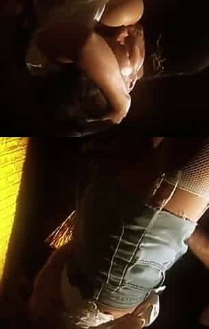 Cory Everson an unfaithful slut with a smooth vagina and brown hair bangs frantically for pleasure