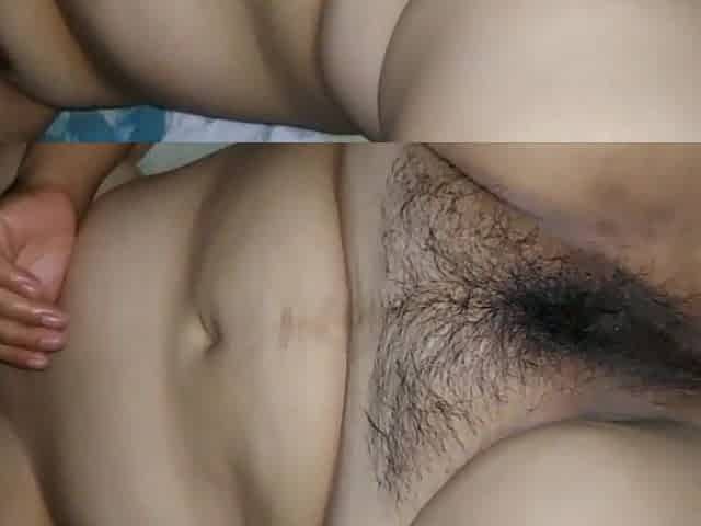 Bushy large butt wanting knob