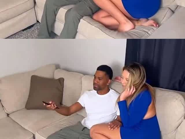 Curvy Cheating Wife Smiles For BBC Load On Her Face