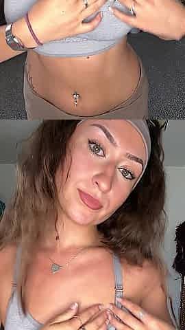 Hawt British College Teen Striptease