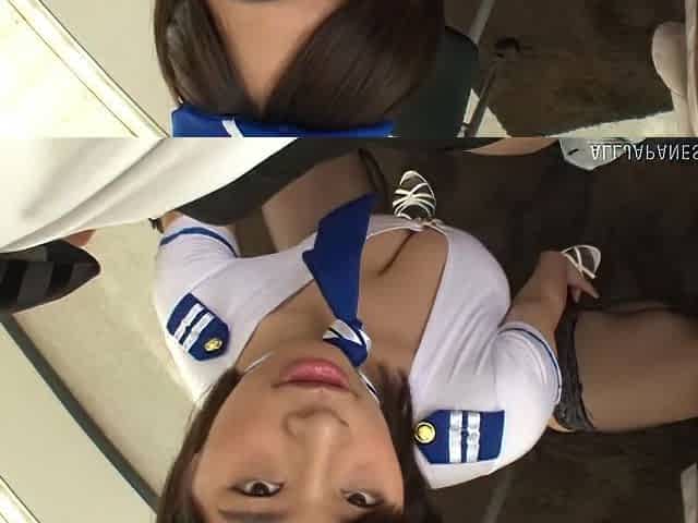 Japanese chick Haruna Hana with massive tits pleasures a dick