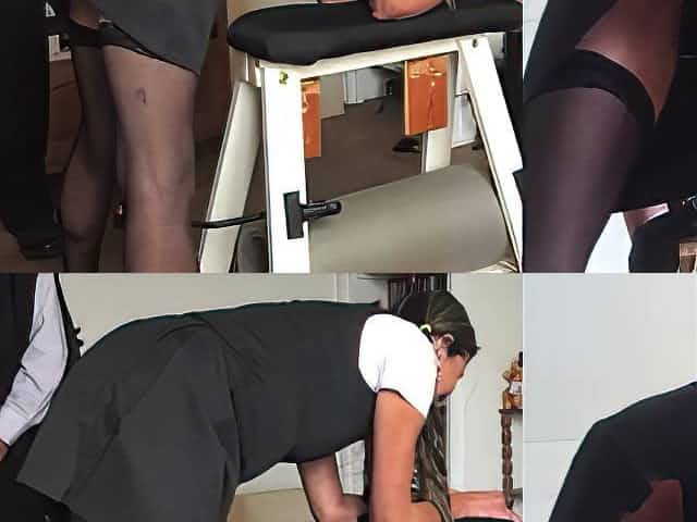 Well Caned Schoolgirl pt 1 of 4