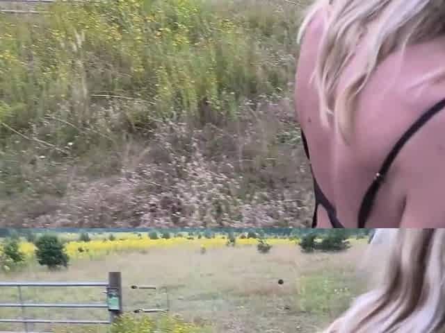 A Risky Shot In The Woods The Ass!