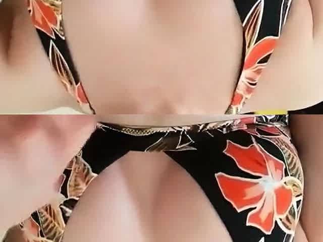 Handjob by a Busty Amateur in a Bikini