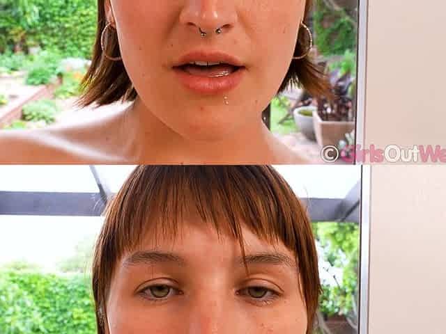 Lovely Amateur Girl with Small Breasts and Hairy Pussy Rubs Her Horny Clit Till Reaching Massive Orgasm