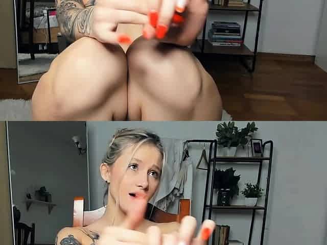Haley amateur blonde girl toying pussy using a vibrator