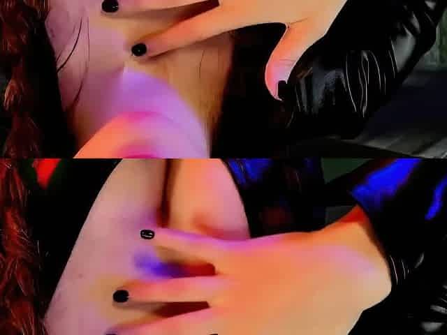 Close up teen pussy gaping action