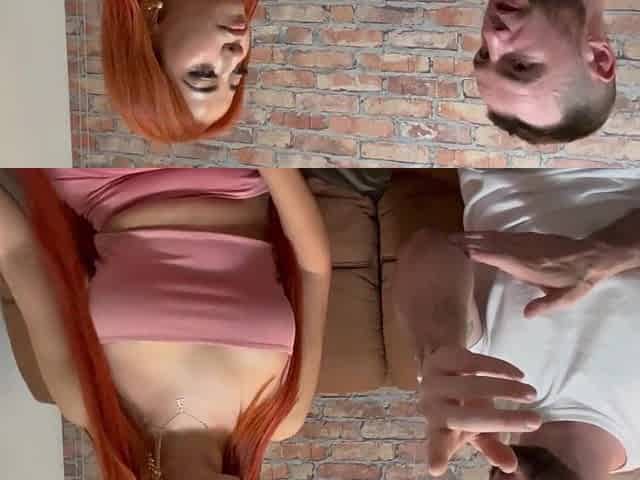 Behind the Scenes with Charming Redhead, Celeste Alba, and Andres Acosta