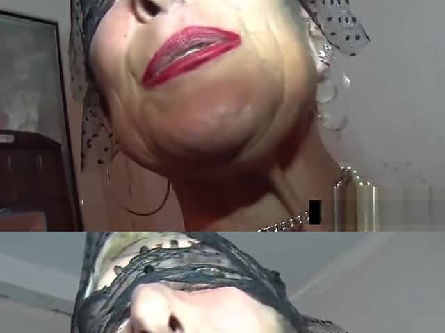 Rich granny squirt and deep throat with rasta milf