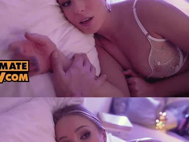 POV - Screwing your sexy wife Angelika Grays alongside some other guy
