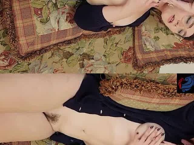 Breasty Sandy Bottoms Groan And Giggle In Solo Masturbation