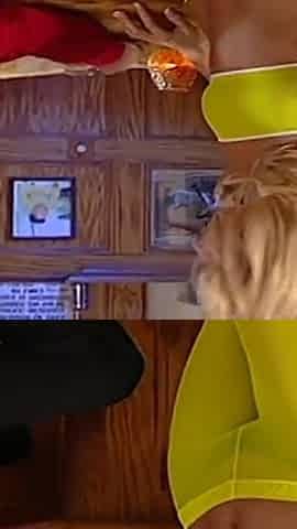 Hot Blonde Gets Fucked Hard on Bar Stool