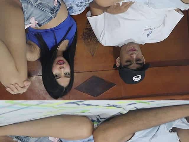I Share a Bed with My Hot Colombian College Friend and We Record Ourselves Together