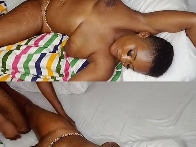 Black horny MILF amateur xxx video
