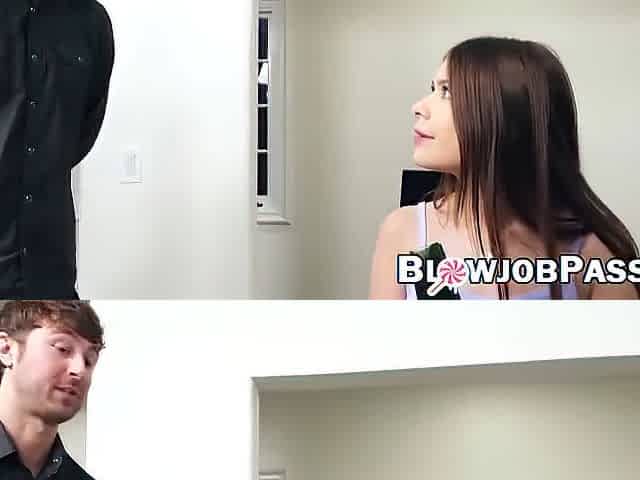 Winter Jade, Jade Winter And Chad Alva - Busty Hot Ball Licking Blowjob Before Facial