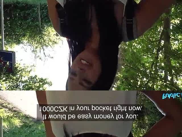 Public Agent - I bang a sexy brunette hair with large melons