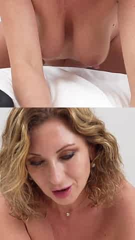 Horny Julia Rides a Dildo